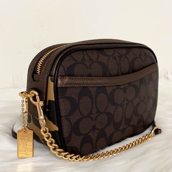 New💃Coach Isla Chain Crossbody Signature Canvas - Picture 4 of 9